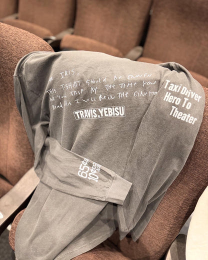 TRAVIS / TRAVIS,IRIS Long Sleeve Tee ~CHARCOAL【SCENE10】