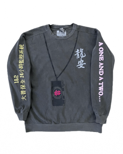 【YIYI:a one and a two】N.J & Min-Min's Sweat shirt/CHARCOAL【SCENE12】
