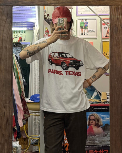 【PARIS,TEXAS】Chevette T-Shirt /WHITE "Offilial"【SCRT】