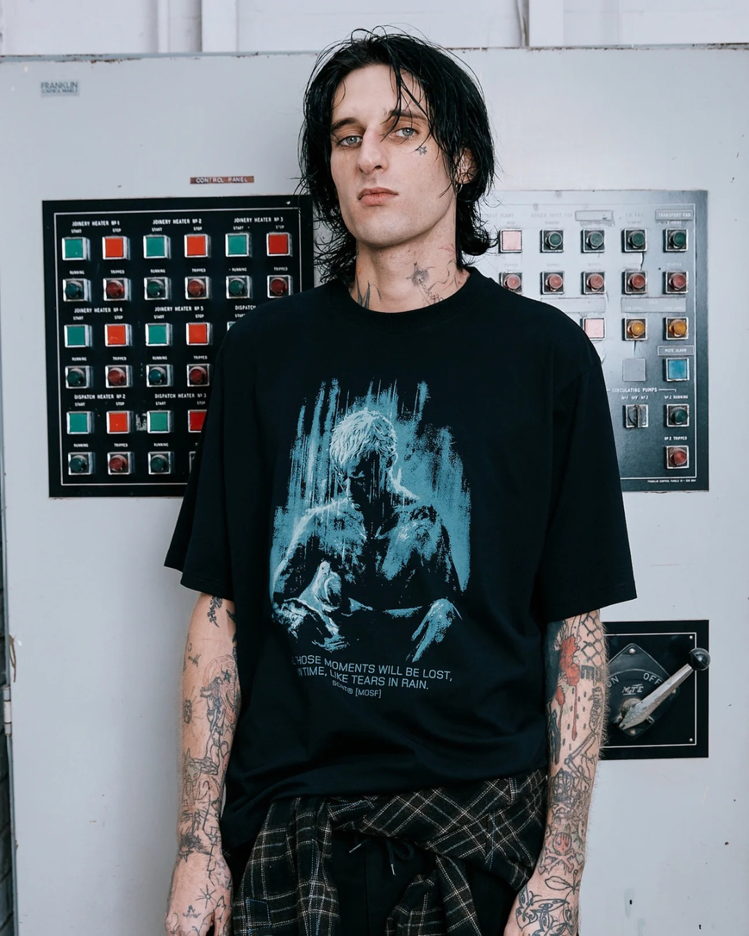 【BLADE RUNNER】Tears in Rain T-shirt/BLACK【SCRT】