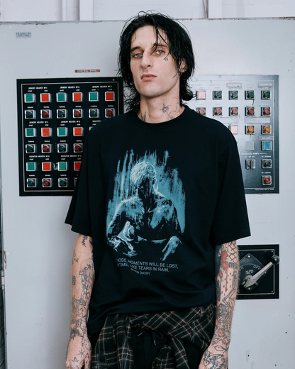 【BLADE RUNNER】Tears in Rain T-shirt/BLACK【SCRT】