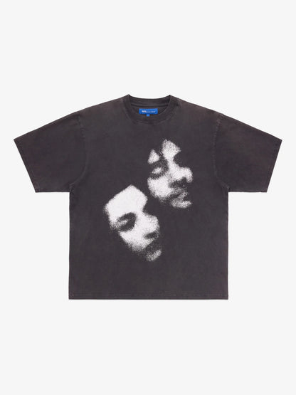 【Eternal Sunshine of the Spotless Mind】 Faded Memory T-shirt/W WASHED BLACK【SCRT】
