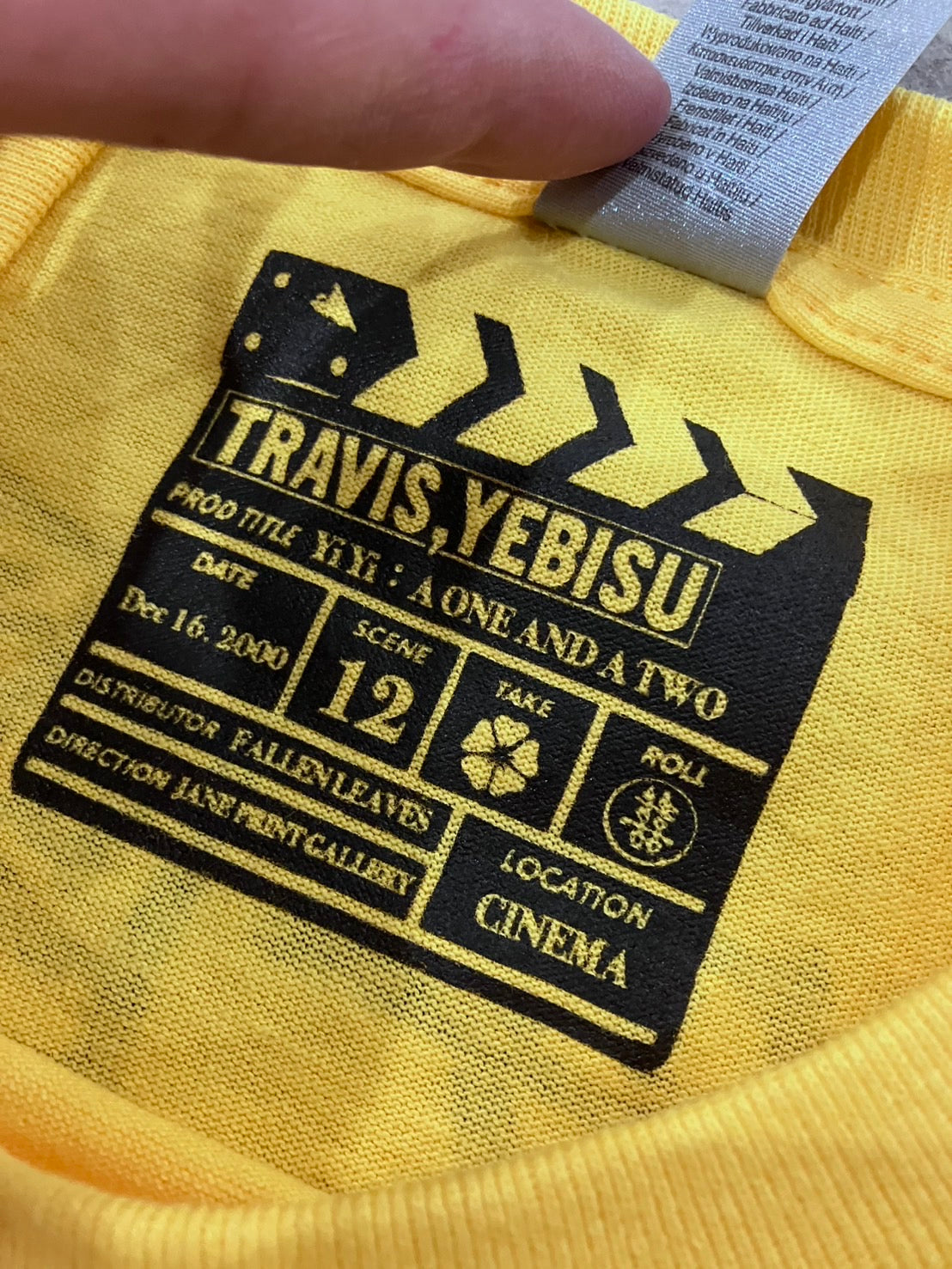 【YIYI:a one and a two】Yang-Yang Kids & Girls/Womens T-shirt/YELLOW【SCENE12】