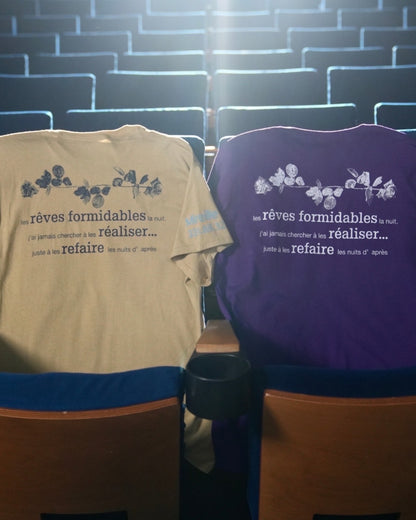 【BOY MEETS GIRL】Official T-shirt (Title&Call/Vinyl)/PURPLE【SCENE0】