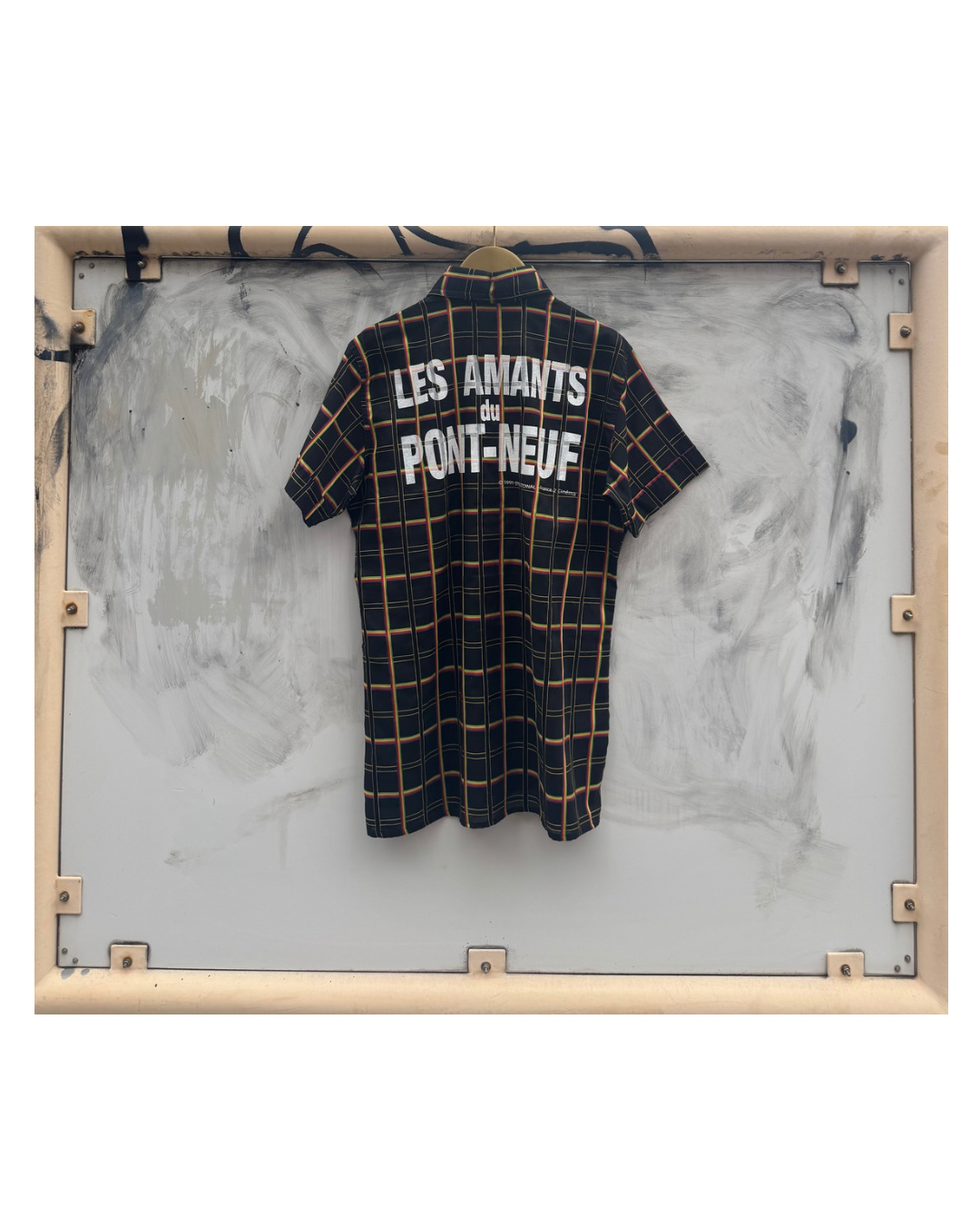 【Les Amants du Pont-Neuf】Check Shirt(Title&/Letter)/"KYOUKI" CK【ONE&ONLY/one-off】