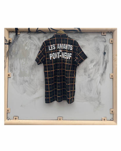 【Les Amants du Pont-Neuf】Check Shirt(Title&/Letter)/"KYOUKI" CK【ONE&ONLY/one-off】