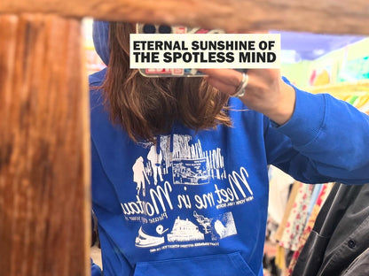 SCRT / Meet Me in Montauk Hoodie ~Blue【Eternal Sunshine of the Spotless Mind】