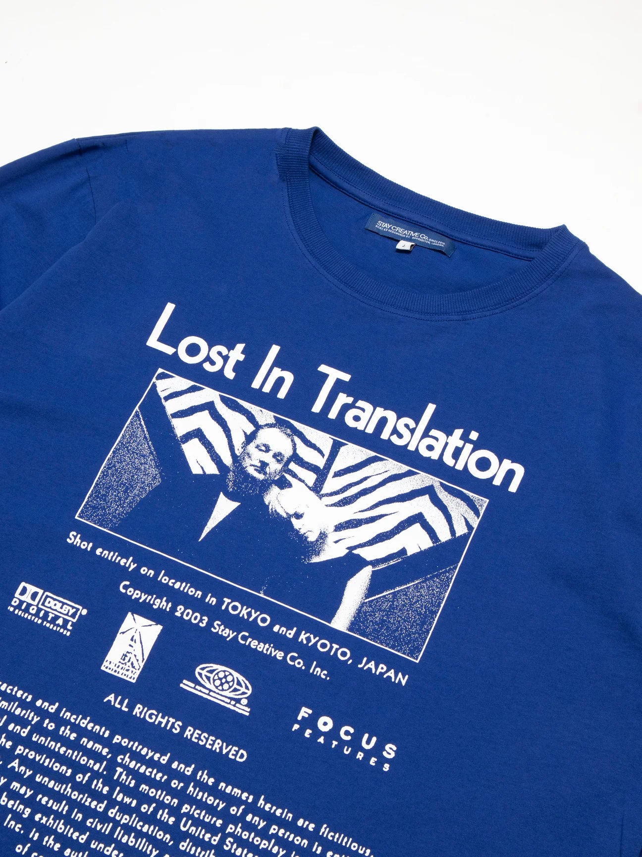 SCRT / Credits Longsleeve ~BLUE~ & 6 Stickers【Lost In Translation】