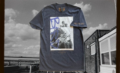 【バード ここから羽ばたく】/ Official Tee ~Fade Navy/TRAVIS Limited【SCENE0】