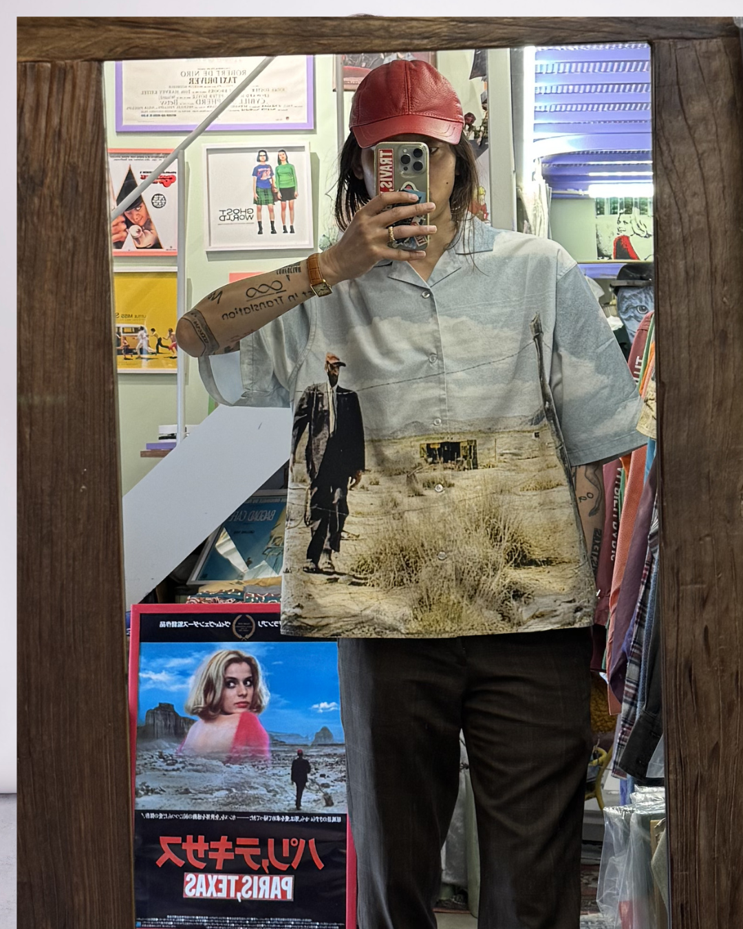 【PARIS,TEXAS】Drifter Cuban Shirt /MULTI "Offilial"【SCRT】