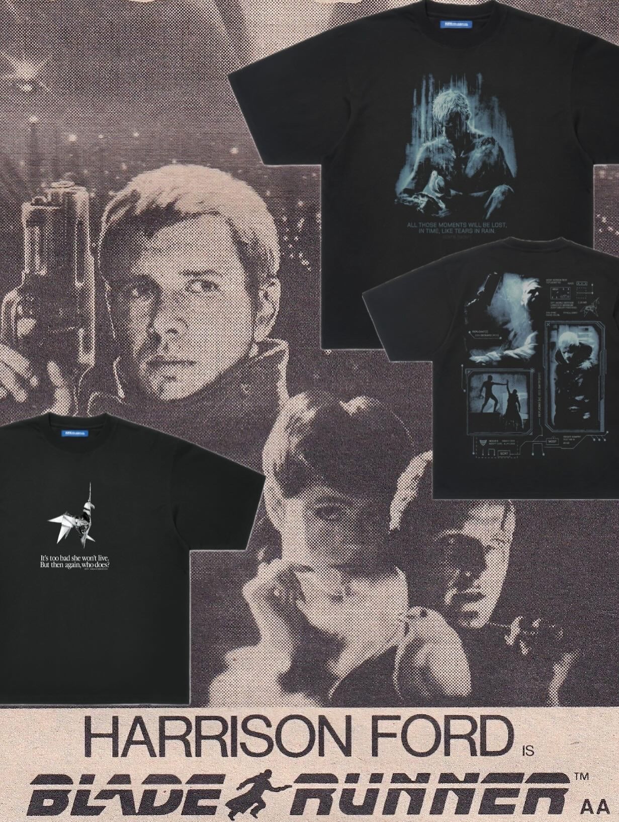 SCRT / Gaff Tee【BLADE RUNNER】
