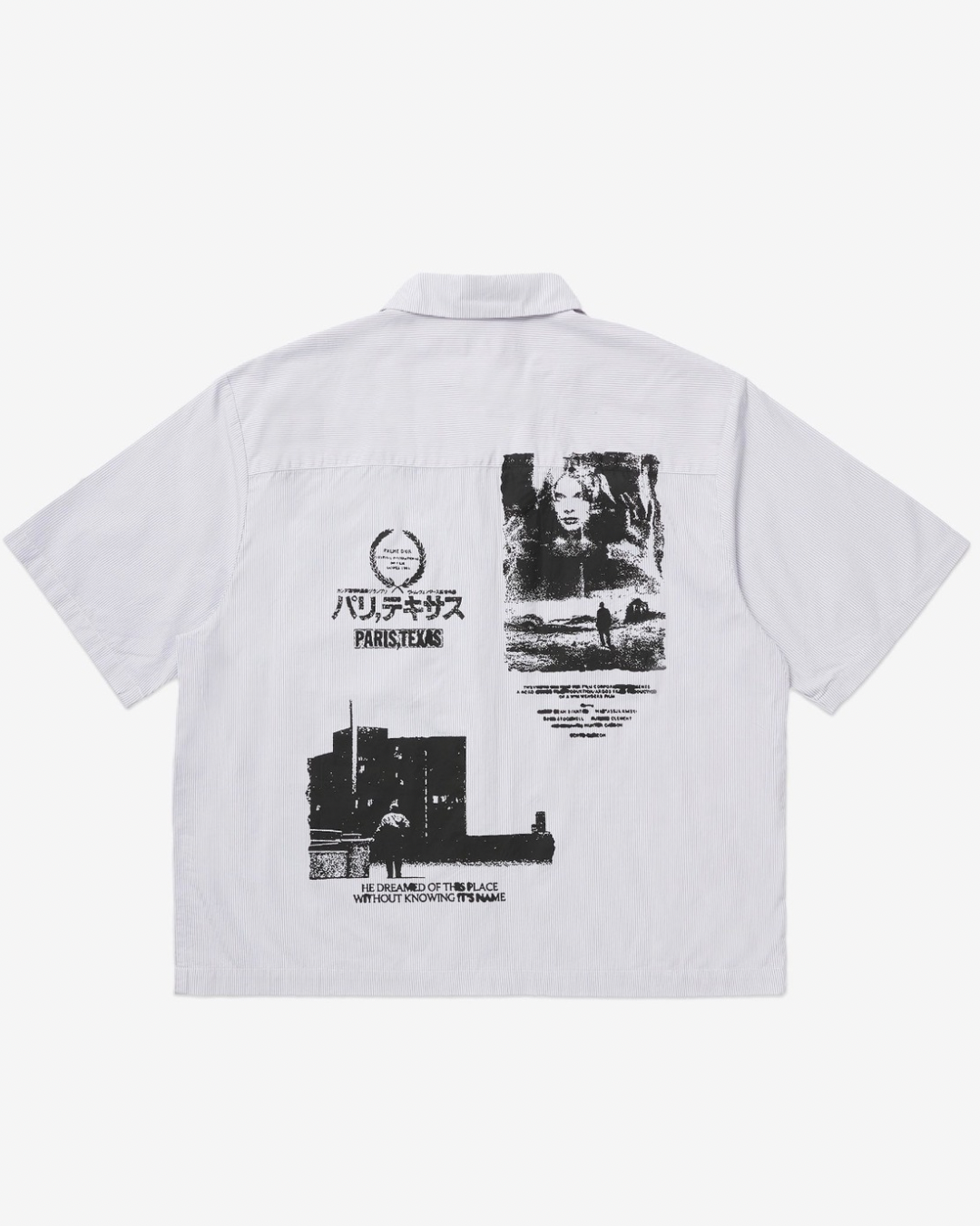 【PARIS,TEXAS】Hunter Shirt /GREY STRIPE "Offilial"【SCRT】