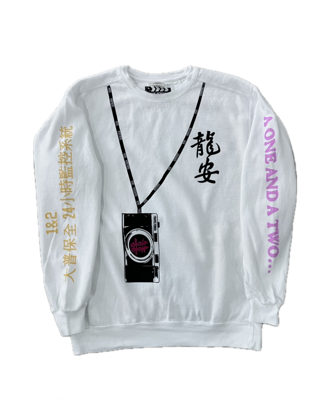 【YIYI:a one and a two】N.J & Min-Min's Sweat shirt/WHITE【SCENE12】