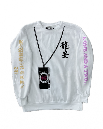 【YIYI:a one and a two】N.J & Min-Min's Sweat shirt/WHITE【SCENE12】