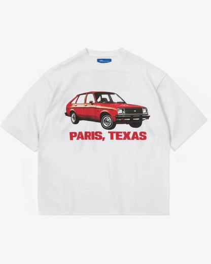 【PARIS,TEXAS】Chevette T-Shirt /WHITE "Offilial"【SCRT】