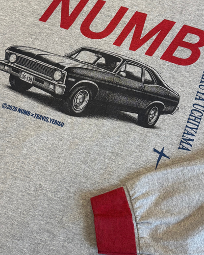【しびれ】NUMB to Love Longsleeve T-shirt/ GRAY(TRAVIS Limited)