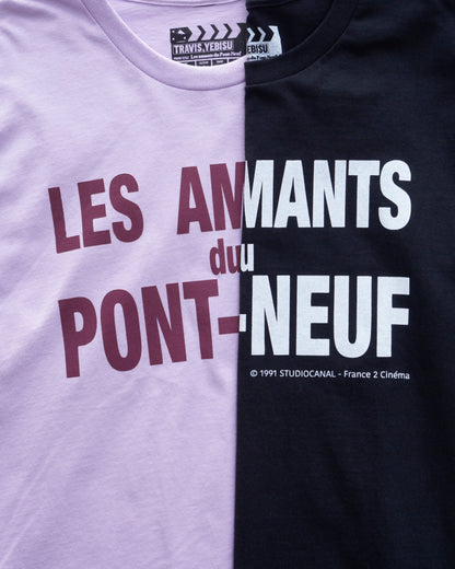 【Les Amants du Pont-Neuf】Official T-shirt (Title&Neon)/L.PURPLE【SCENE0】