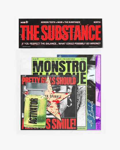 【THE SUBSTANCE】REMEMBER YOU ARE ONE T-shirt w)Sticker set/ BLACK "Official"【SCRT】