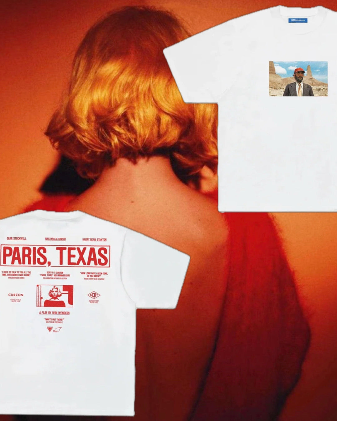 PARIS,TEXAS】Travis T-shirt /WHITE 