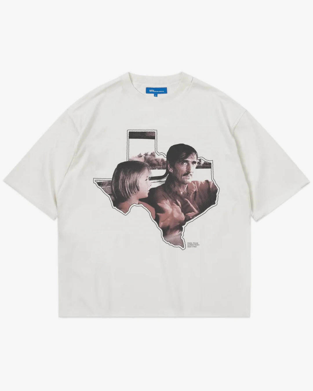 【PARIS,TEXAS】Ranchero T-shirt /OFF WHITE(Distressed Finish)"Offilial"【SCRT】