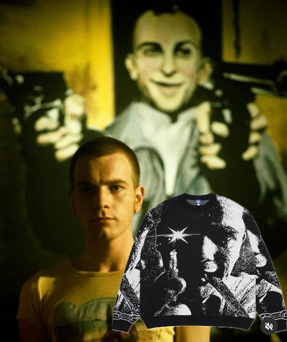 SCRT / Renton knit w)Sticker set ~BLACK~【Trainspotting】