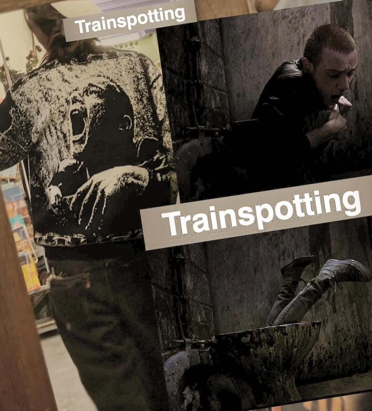 SCRT / Renton knit w)Sticker set ~BLACK~【Trainspotting】