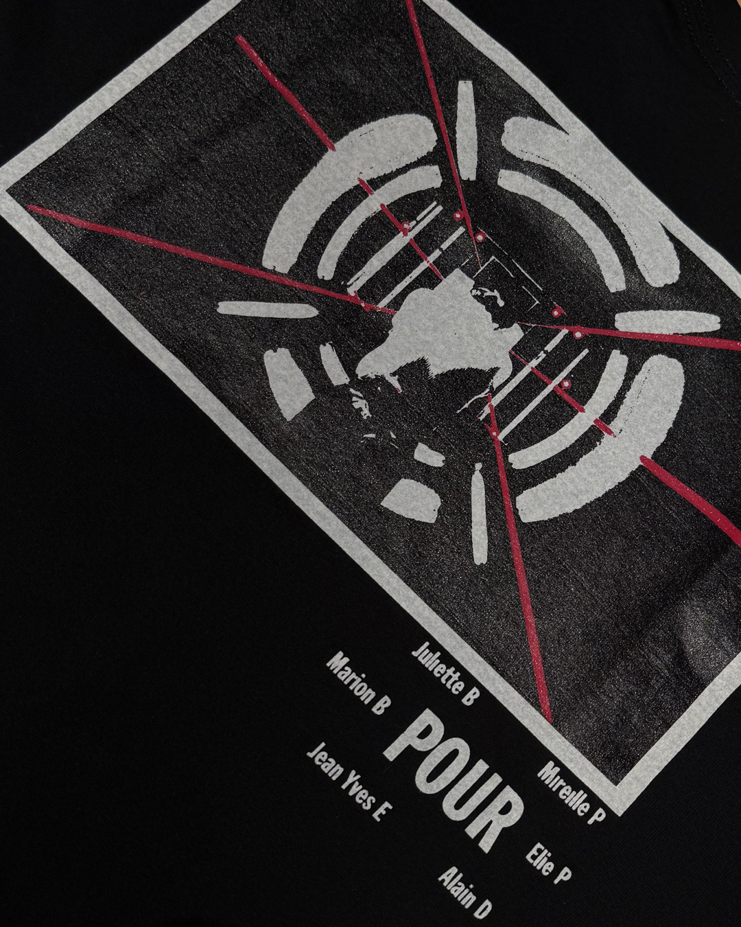 【MAUVAIS SANG】Official T-shirt (Title+Run/Wonder Drug)/BLACK【SCENE0】