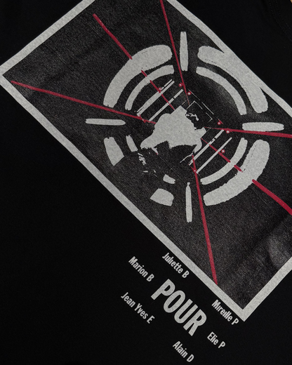 【MAUVAIS SANG】Official T-shirt (Title+Run/Wonder Drug)/BLACK【SCENE0】