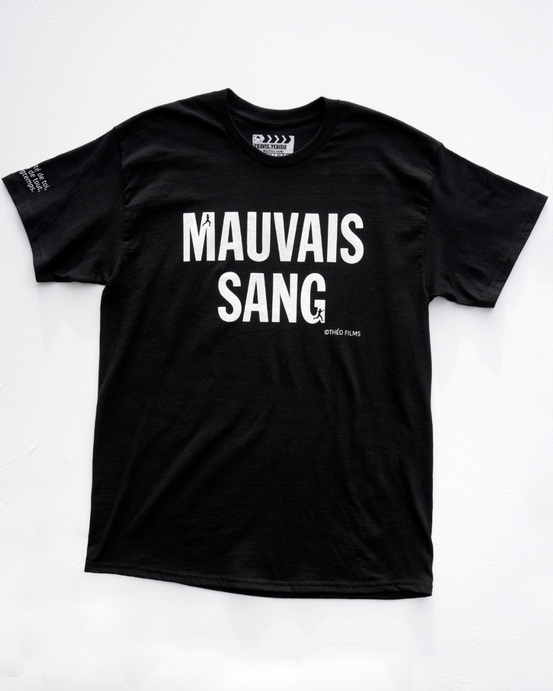 【MAUVAIS SANG】Official T-shirt (Title+Run/Wonder Drug)/BLACK【SCENE0】