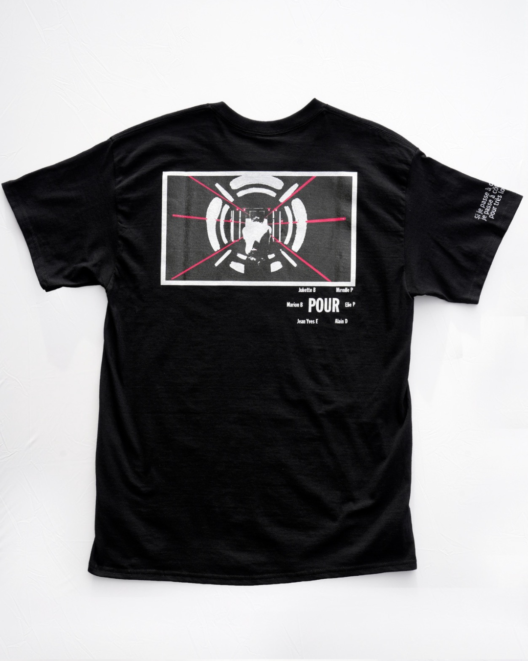 【MAUVAIS SANG】Official T-shirt (Title+Run/Wonder Drug)/BLACK【SCENE0】