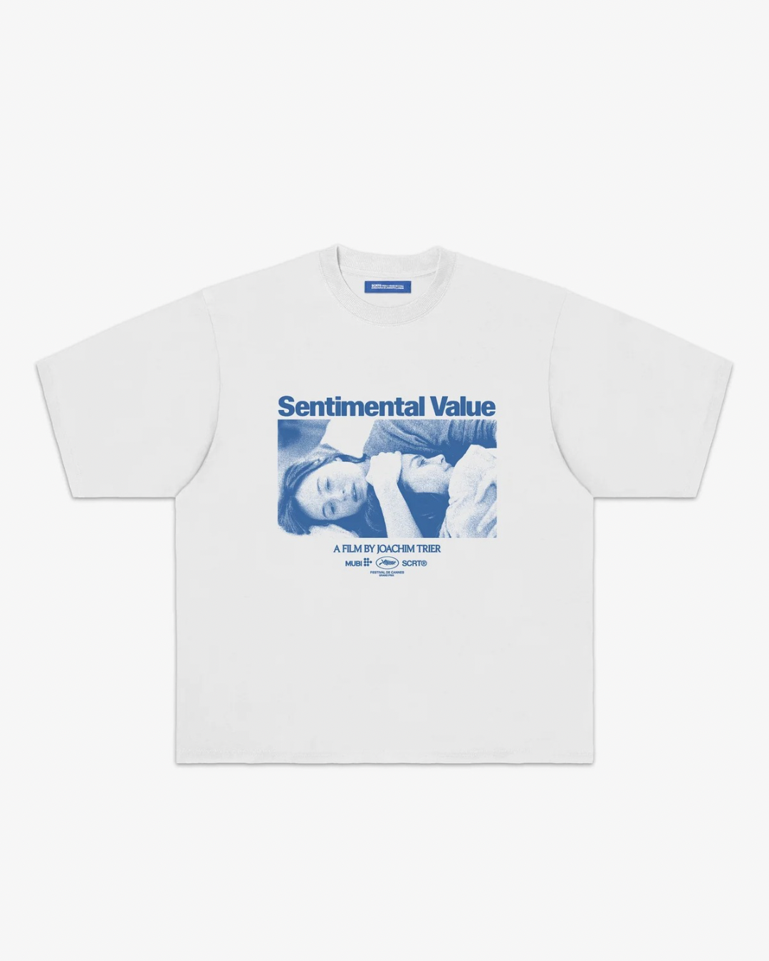 【Sentimental Value】New Punk T-shirt & Sticker Set/WHITE"Official"【SCRT】