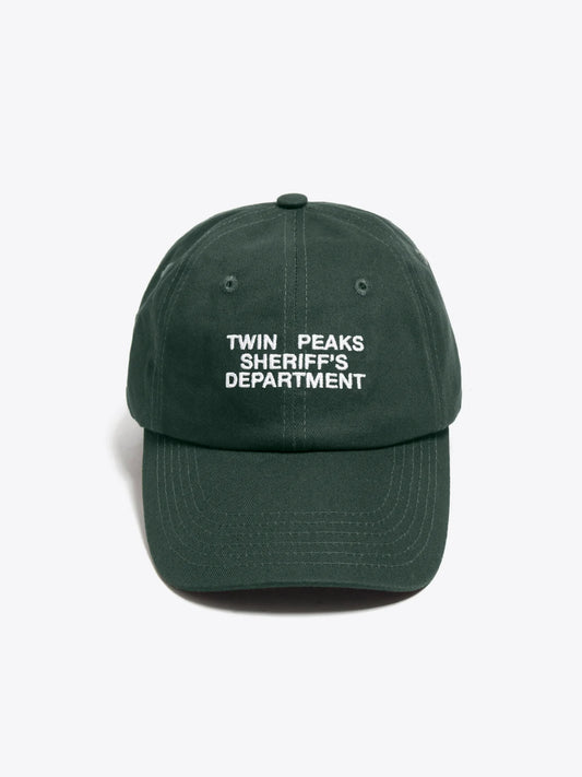 SCRT / Sheriff's Department Dad Cap ~DARK GREEN~【TWIN PEAKS】