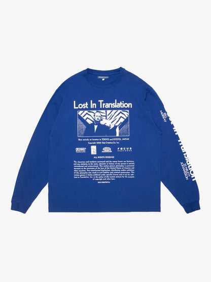 SCRT / Credits Longsleeve ~BLUE~ & 6 Stickers【Lost In Translation】