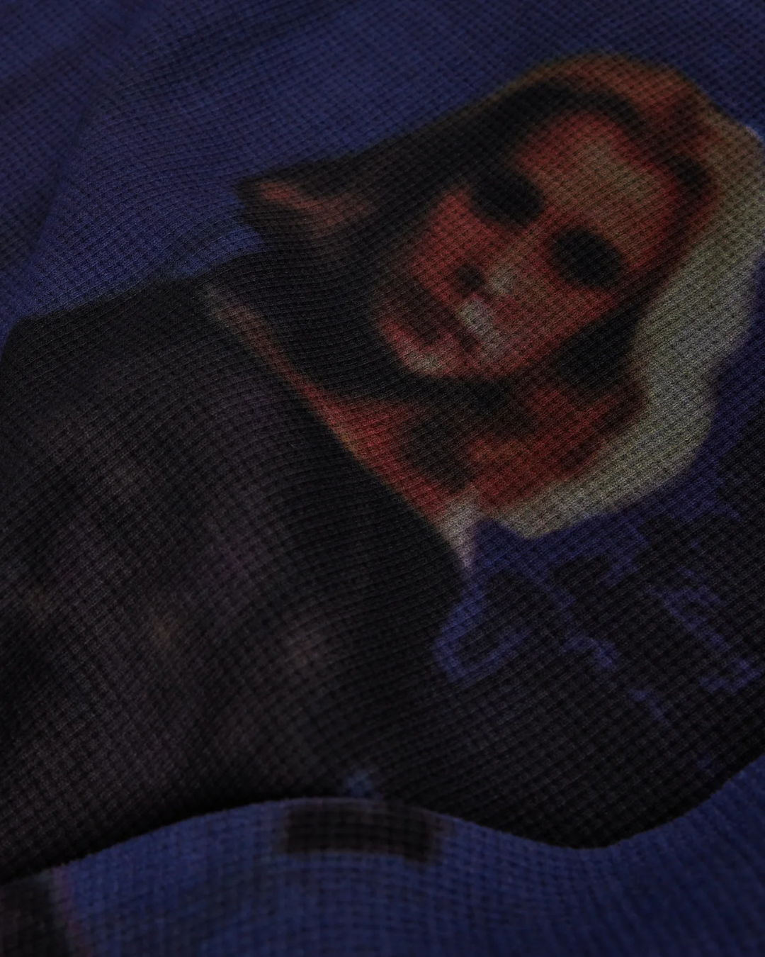 【PARIS,TEXAS】Booth 4 Waffle Sweatshirt(OVERSIZE) /BLACK"Official"【SCRT】