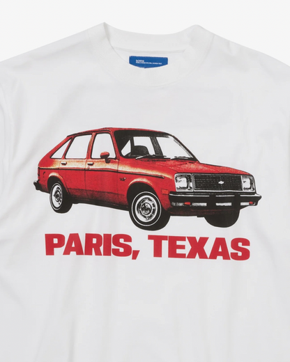 【PARIS,TEXAS】Chevette T-Shirt /WHITE "Offilial"【SCRT】