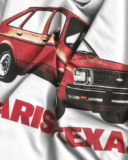 【PARIS,TEXAS】Chevette T-Shirt /WHITE "Offilial"【SCRT】