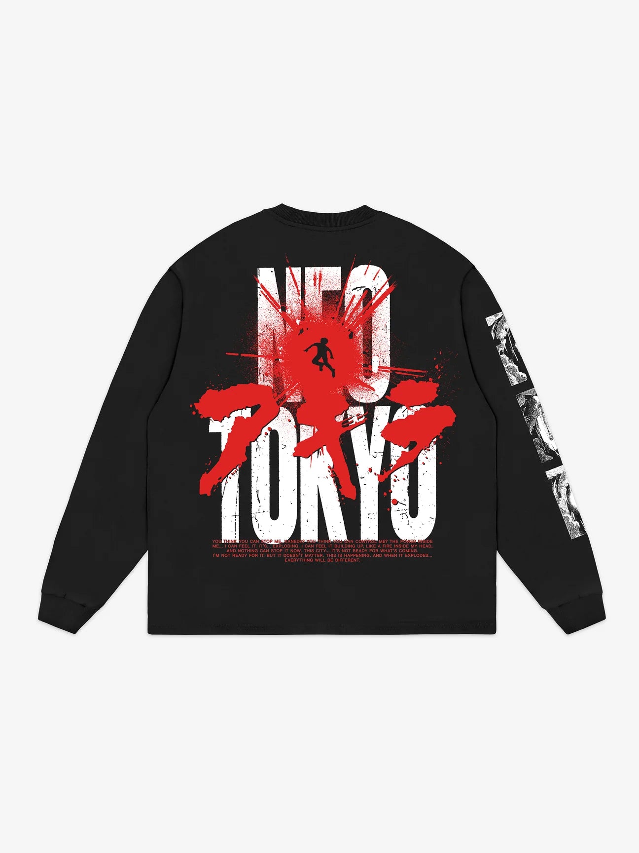 【NEO TOKYO】Kaneda Longsleeve T-shirt/BLACK【SCRT】