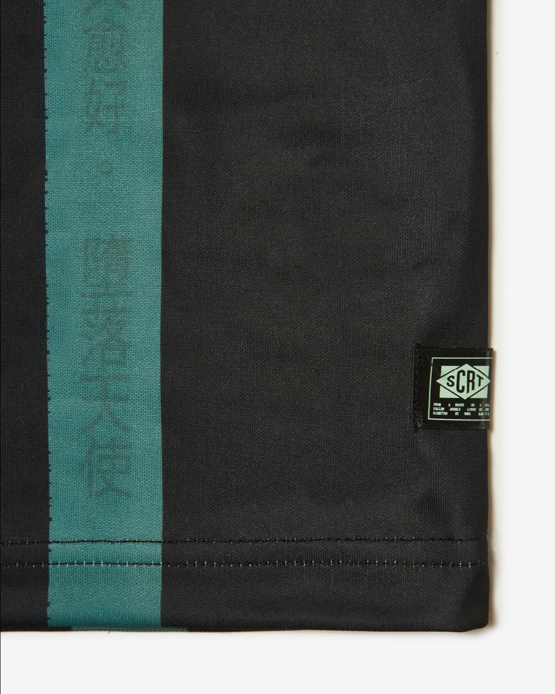 【FALLEN ANGELS】Kowloon Football Jersey /GREEN & BLACK stripe & Sticker Set【SCRT】