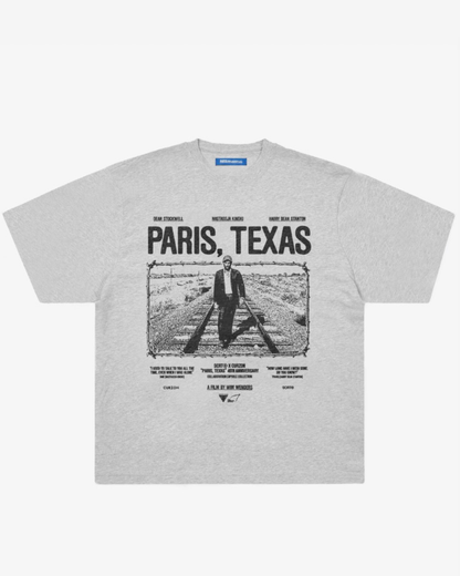 【PARIS,TEXAS】 Wandering T-Shirt/ LIGHT GREY "Offilial"【SCRT】