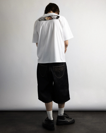【PARIS,TEXAS】Chevette T-Shirt /WHITE "Offilial"【SCRT】