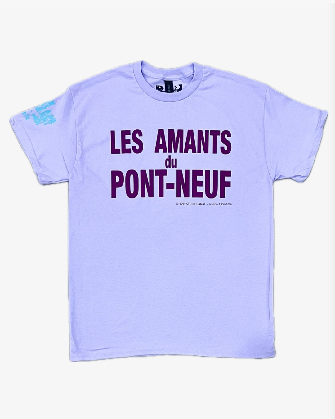 【Les Amants du Pont-Neuf】Les Amants du Pont-Neuf T-shirt (Title&Neon)/L.PURPLE【SCENE0】