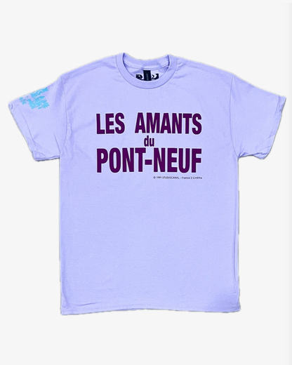 【Les Amants du Pont-Neuf】Les Amants du Pont-Neuf T-shirt (Title&Neon)/L.PURPLE【SCENE0】