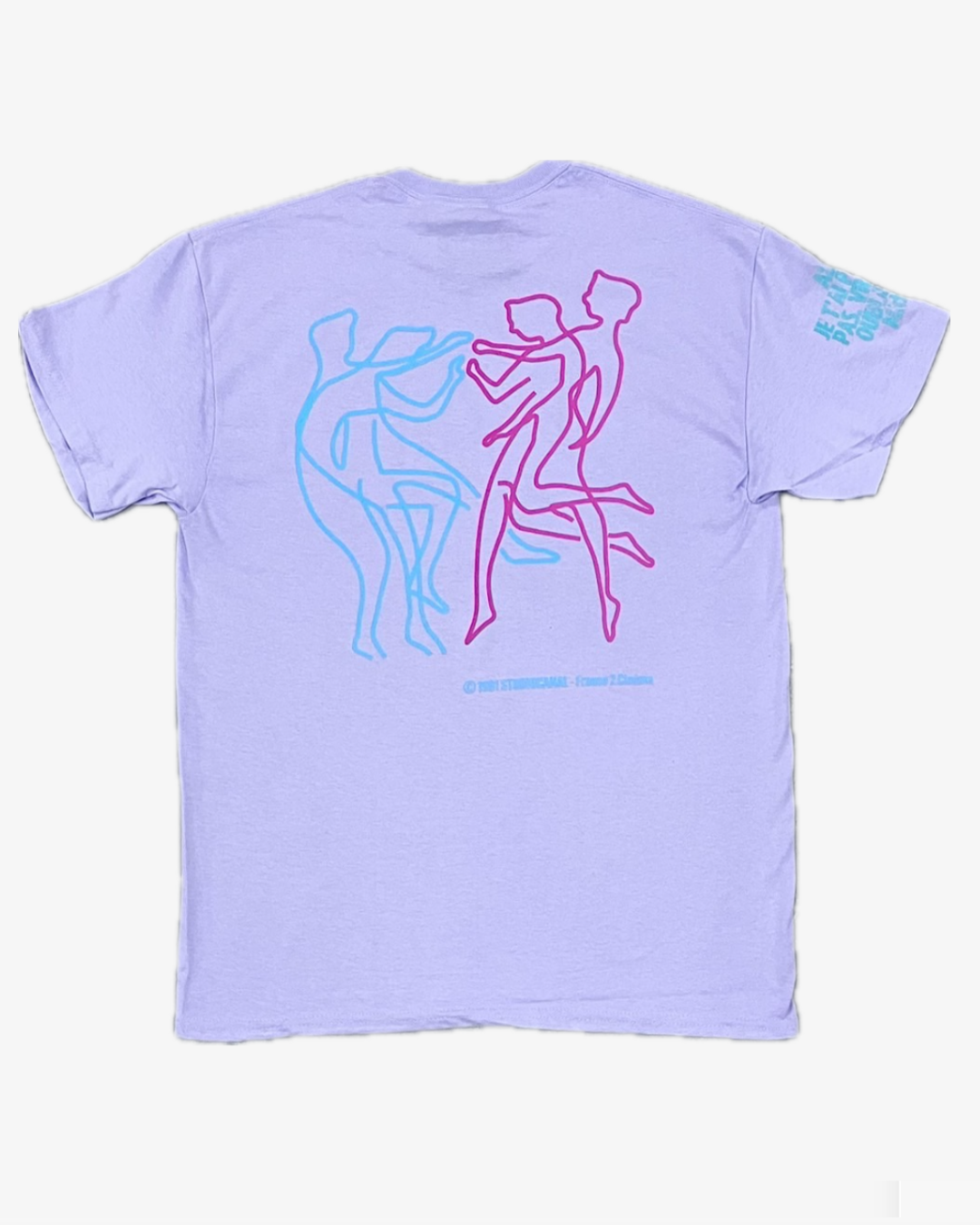 【Les Amants du Pont-Neuf】Les Amants du Pont-Neuf T-shirt (Title&Neon)/L.PURPLE【SCENE0】