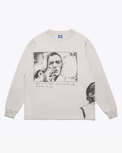 【Trainspotting】Young Love Longsleeve T-shirt w)Sticker set/IVORY【SCRT】