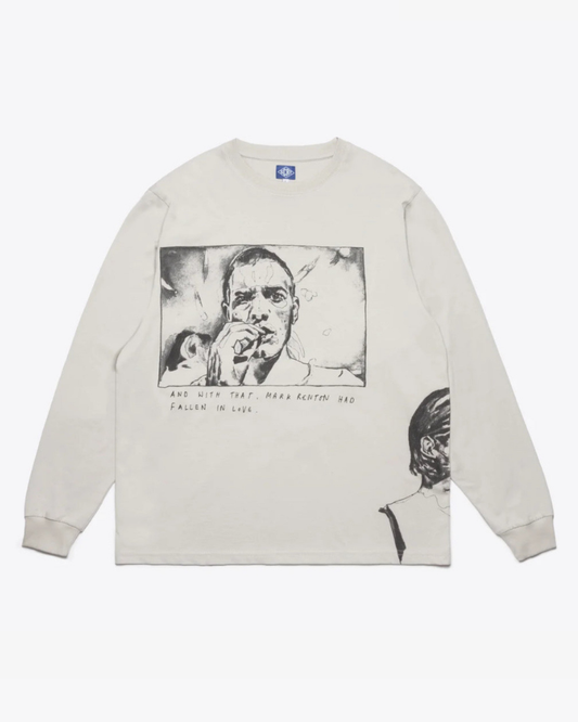 【Trainspotting】Young Love Longsleeve T-shirt w)Sticker set/IVORY【SCRT】