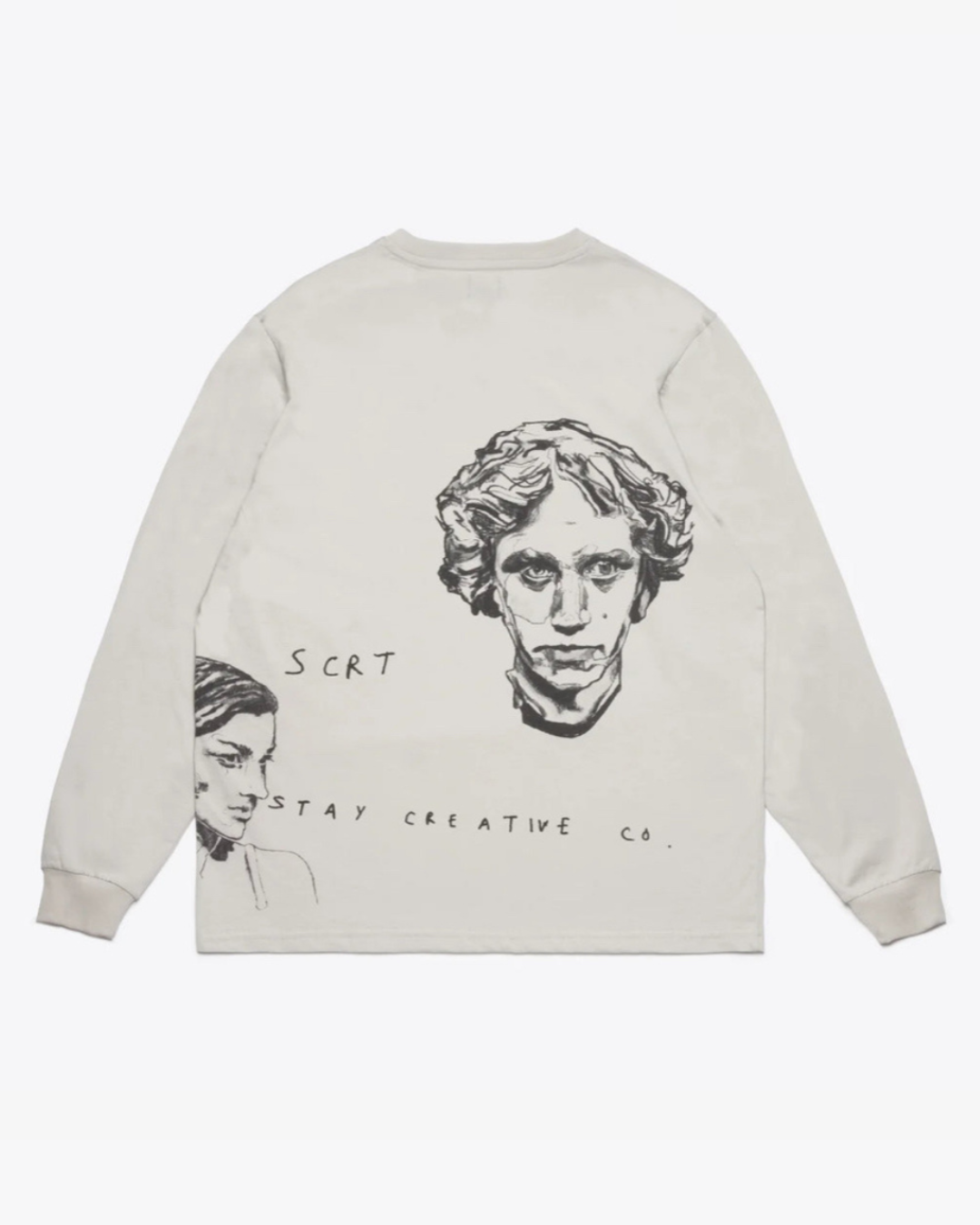 【Trainspotting】Young Love Longsleeve T-shirt w)Sticker set/IVORY【SCRT】