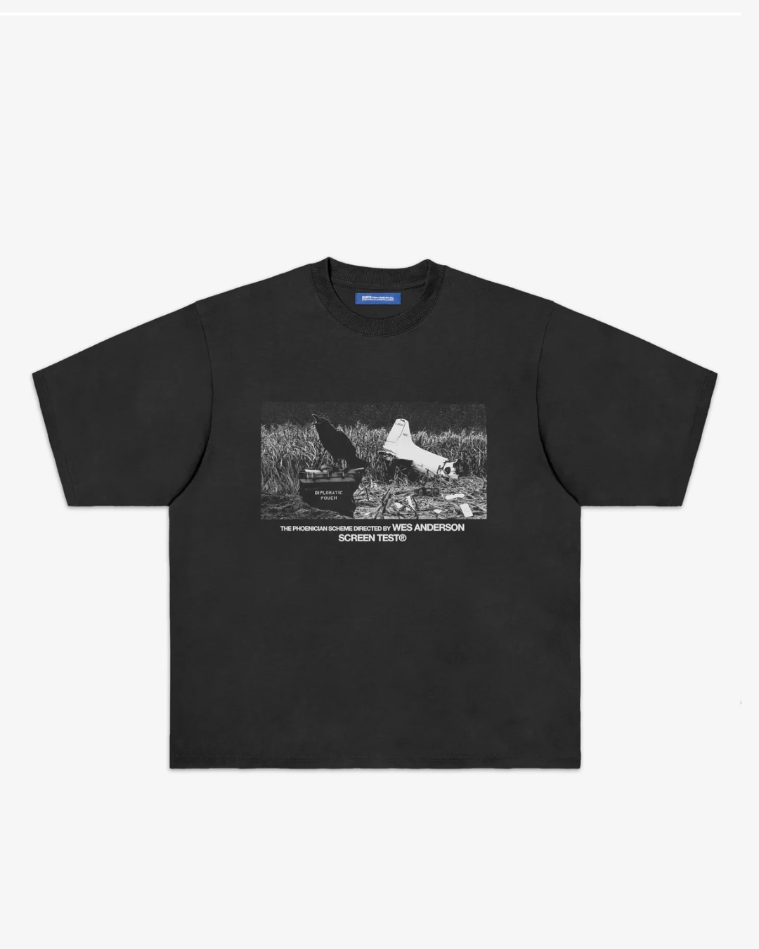 【THE PHOENICIAN SCHEME】Korda Flight Path T-Shirt/BLACK【SCRT】