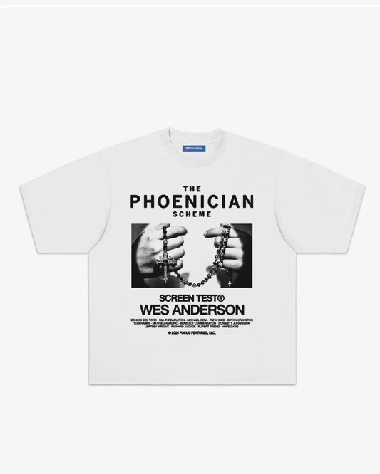 【THE PHOENICIAN SCHEME】Phoenician Scheme T-Shirt/WHITE【SCRT】