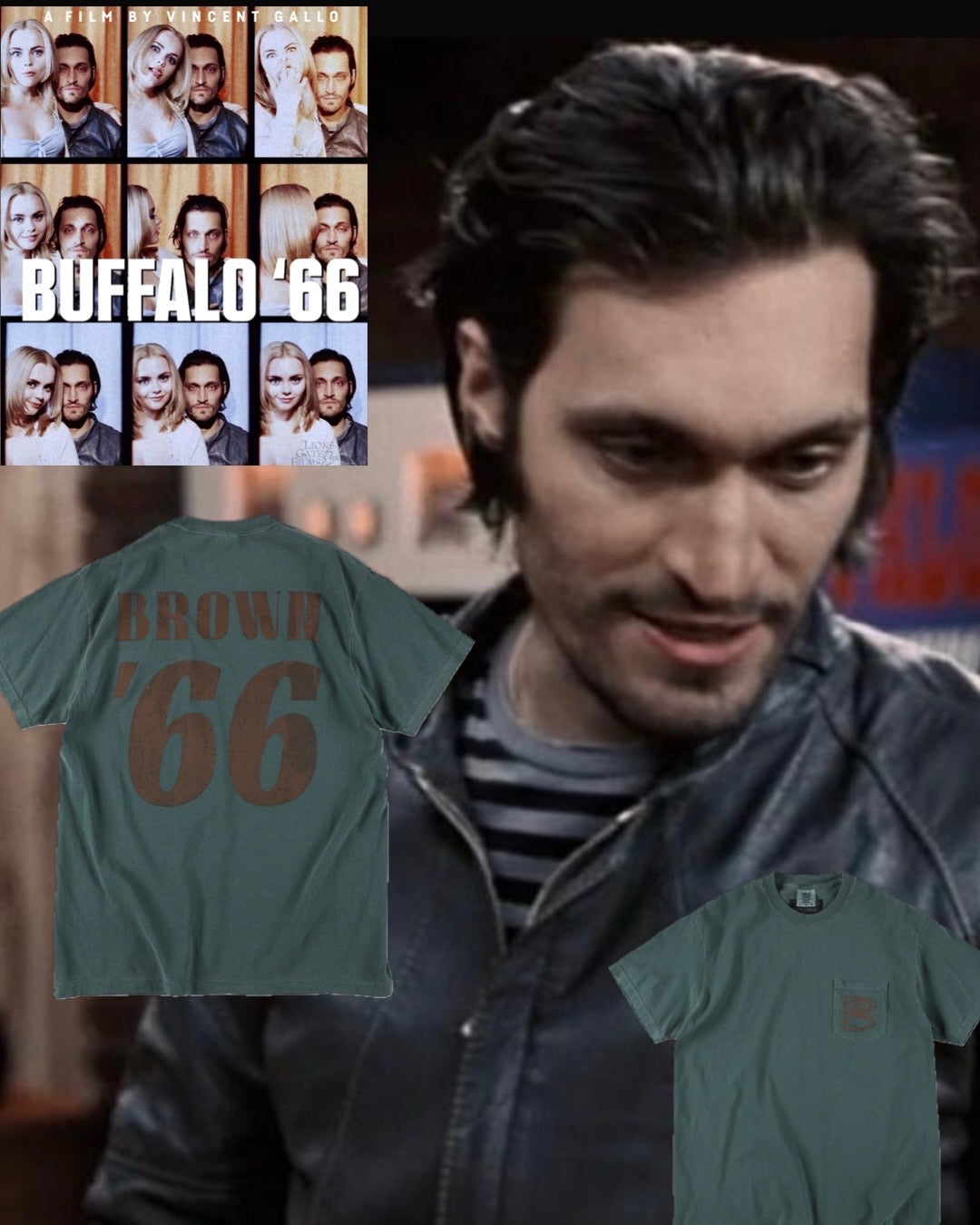 【Buffalo'66】BROWN '66 PK T-shirts/GREEN【SCENE6】