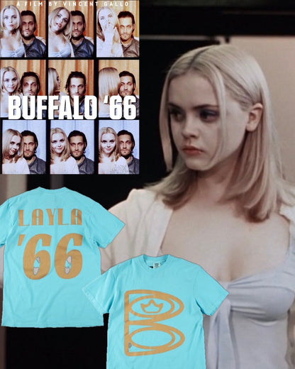 【Buffalo'66】LAYLA '66 T-shirt/PALE BLUE【SCENE6】